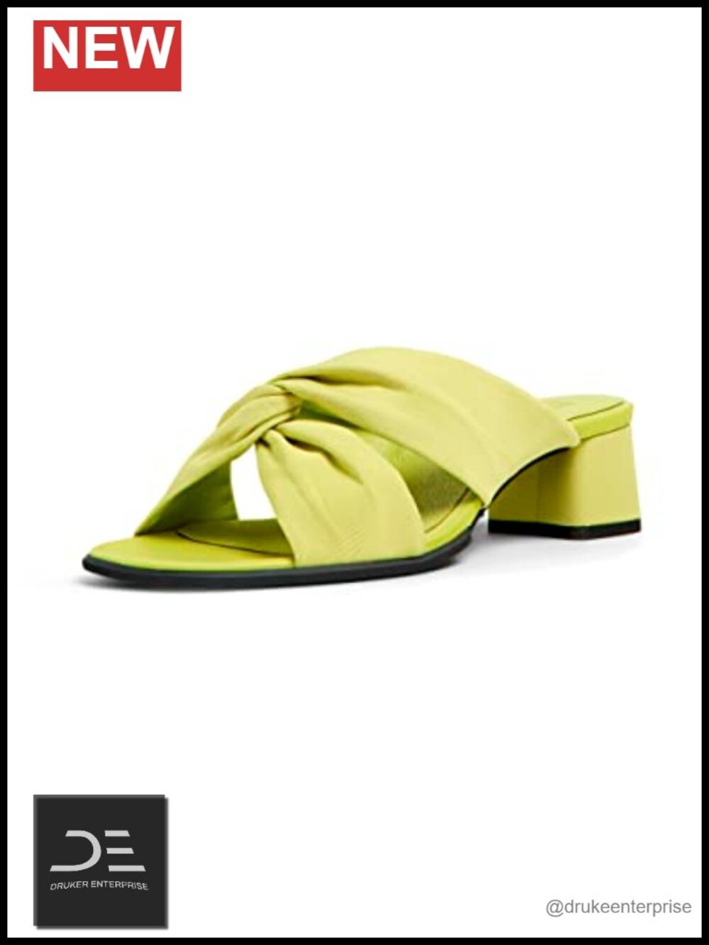 Camper Leather Slide Sandals Block Heel Cushioned
